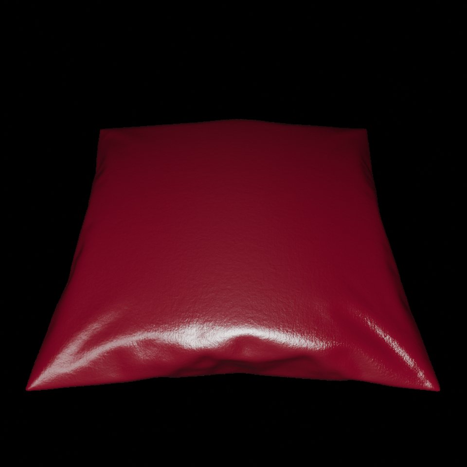 Charmeuse silk on a cushion; the still-image fallback for the interactive viewer